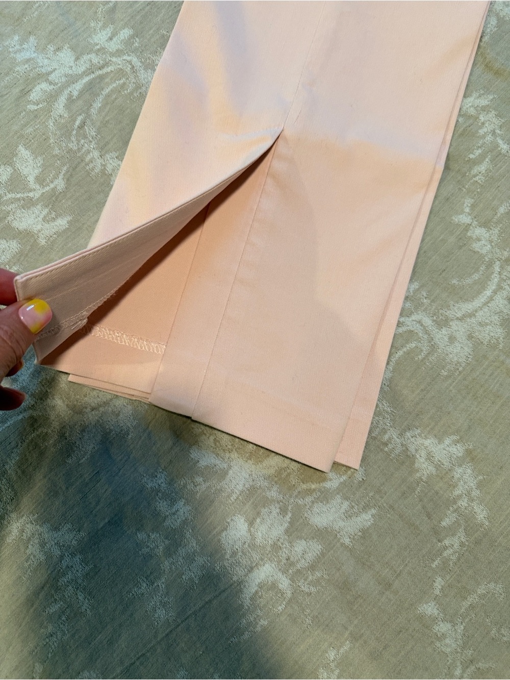 CAbi Grace Pant, Blush Pink, Size 8 - Picture 9 of 14